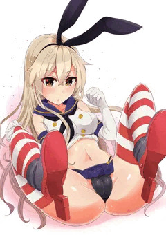 引っ繰り返る島風