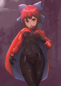 赤蛮奇 塗り実験