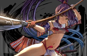 ゲーム稲姫　必殺技シーン