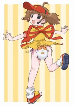 いまだけダブチ（ケツ）食べ美