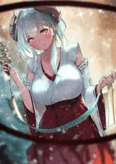 妄想 元旦に出会った奇跡の巨乳龍神巫女【オリジナル】