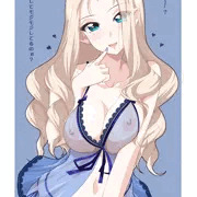 ベビードール姿のマリー様 【透けランジェリー版】