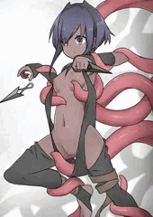 触手VS静謐ちゃん