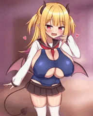 発育が良いメスガキサキュバスちゃん