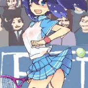 露出テニス２
