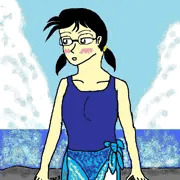 平本幹子ちゃん水着とパレオ（某巨大掲示板においても当て字はお約束）