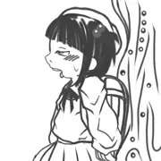 大きな触手の木の下で・・・・・