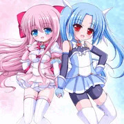 二人は仲良し！魔法少女パステル☆ハーツ