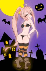 ハロウィンセクシーコス まひろちゃん いたずら液差分つき