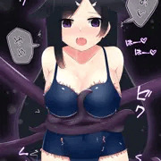 スク水触手服で絶頂