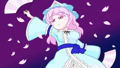 はだける幽々子様