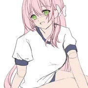 先生をみつめてる風