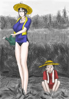 ノッポおねーちゃんと年下くん達