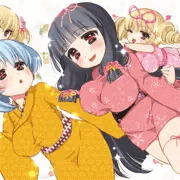 明けましておめでと年賀絵！巨乳が和服着てもいいですか？壁紙配布中