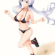 【アズールレーン】水着+ローラースケート【イラストリアス】