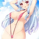 嫌そうにしてもエッチな水着着てくれる葵ちゃん