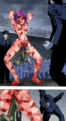 スミレ無惨！！股間にゴミやブラシを挿入されたまま蹴り上げられる
