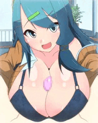織部つばさ　着衣パイズリ
