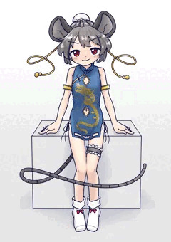 チャイナ風ナズ（＋服無し差分）