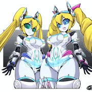 ご依頼で描いたハイレグなロボ娘さん達！！
