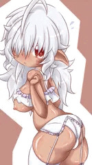 いつもの褐色エルフ