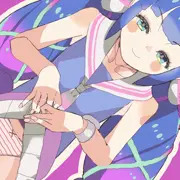 スカートをひらひらさせて挑発するウナガキ