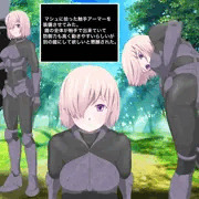 マシュに触手鎧を着せてみた