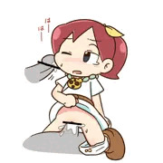 にょきまんがのあかねちゃん。