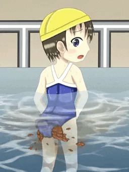 プールでうんこおもらし