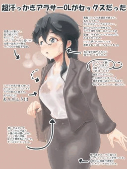 超汗っかきアラサーOLがセックスだった
