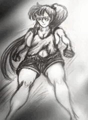 何かどこかで見た格闘家娘その２