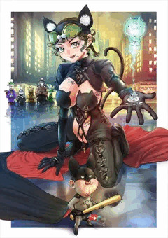 バット男と猫女（BATMAN&CATWOMAN）😅