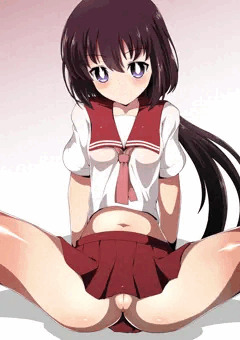 ネリー☆制服M字開脚