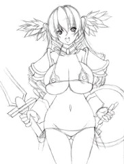らくがき「おっぱい戦士」さん