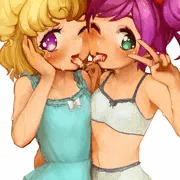 ゆいちゃんとらぁらちゃん