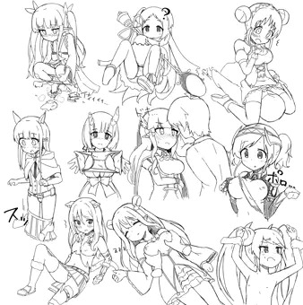 プリコネ落書き