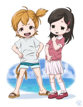 島娘なかよし２ショット