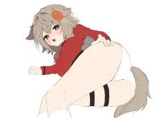 「我慢できないですわんっ」