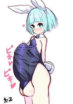 バニーの日！超ビキビキ勃起ふたなりバニーちゃん