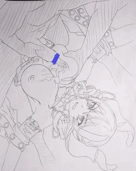 おっぱいにダイレクトアタックされるラビュリンスの姫様。   