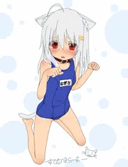 にゃんこポーズ