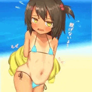 上着が脱げない子