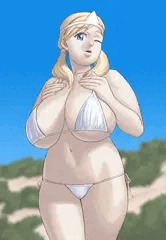 水着幽霊さん