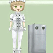 あやしい看護師風少女
