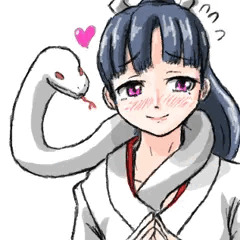 蛇神様との神事