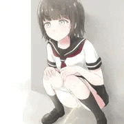 野外おしっ娘