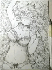 暑さに負けてる系のナインちゃん
