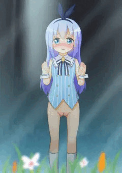 ガラスの向こうのチノちゃん