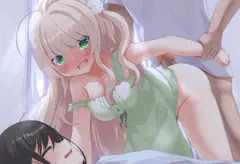 寝てるスバルの前でういままと♡