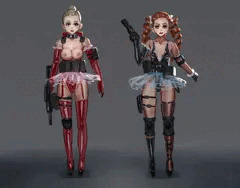 戦術的なバレリーナのスケッチ